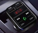 FM-Transmitter für das Auto mit Bluetooth 5.0 und 2x USB-Ladegerät Freisprechen mit Mikrofon Slot für Micro SD Display mit Frequenz Ausgang 5 4