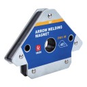 FM1-M Svařovací Magnet, Nyilak 45 és 90 fokos, 50 kg Teherbírás, 16,3 x 11,2 x 2,3 cm, Kék, Szegecseléshez 1