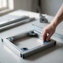 FM1-S Svařovací Magnet, Ívszög 45 és 90 fok, Teherbírás 25 kg, Méretek 12,1 x 8,3 x 1,8 cm, Kék, Szegecseléshez 5