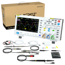 FNIRSI 1014D osciloscópio digital 2 em 1 de dois canais 100MHz gerador de sinal 1GSa/s saída analógica sonda P4100 ficha EU 2