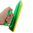 Foam Grout and Filler Trowel 22.9 × 6.2 × 1 cm Sponge for Tiles and Plaster Plastic Tool Green Yellow for Filling 2