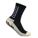 Fodboldsokker 38-45 EUR unisex sportssokker skridsikre, åndbare løbesokker elastiske strømper til midt på læggen 6