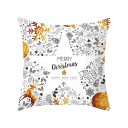 Fodera per cuscino natalizia in cashmere 33