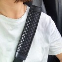 Fodere in PU per cinture di sicurezza auto 2 pezzi 16 x 22,8 cm protezione spalle coprisedili accessori per interni 7