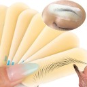 Fodere in silicone per allenamento delle sopracciglia 10 pz 60 × 20 mm Cerotti flessibili per esercitarsi nella modellatura delle sopracciglia 8