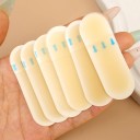 Fodere in silicone per allenamento delle sopracciglia 10 pz 60 × 20 mm Cerotti flessibili per esercitarsi nella modellatura delle sopracciglia 10