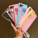 Fodral 2i1 för telefon Samsung Galaxy S25 Ultra med handledsrem Silikonfodral med geléeffekt Mobilskal med snodd 12
