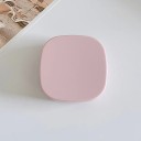 Fodral för kontaktlinser med spegel och tillbehör storlek 7 x 7 x 2,5 cm plast färgglatt pastellfärgat fodral för resor 7