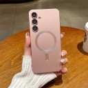 Fodral för Samsung Galaxy S24+ Magnetiskt skydd med ring Höjda ramar för kameran Av TPU termoplastisk polyuretan Mobilskal 9