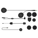 Fodsports FX7 Bluetooth 5.4 Mesh Intercom 10 Riders 2000m FM Radio ENC HIFI 40mm Højttalere IP67 Vandtæt Type-C Opladning 2