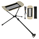 Fodstøtte til campingstol 37,5 x 15 cm Sammenklappelig fodstøtte 55 x 12 cm Justerbar 40–70 cm Højde 32 cm Vægt 400 g 7