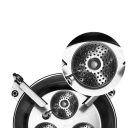 Fogão a gás de campismo 7200 W 36 x 12,5 x 9,5 cm Aço inoxidável Fogão de campismo dobrável Fogão para atividades ao ar livre Prata 7