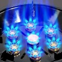 Fogão de gás para campismo resistente ao vento 20000W Fogão portátil para exterior Tipo cartucho 25x25x15,5 cm Alto desempenho Saco de armazenamento para viagens 4