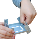 Fogareiro de álcool para campismo 7.5 x 9.5 x 5 cm 40 ml de combustível até 45 min de queima Fogareiro portátil de ferro fundido galvanizado Fogareiro de turismo 3