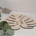 Foglia di legno intagliata 2