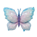 Foil Balloon 98 x 72 cm Large Butterfly Shaped Balloon Inflatable Decoration for Birthday Parties Weddings and Children's Events 1