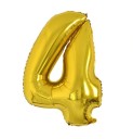 Foil balloon in the shape of a number for birthday parties and New Year celebrations For assembling age or year Aluminium foil Size approx 15