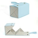 Foldable Case for 4x Glasses 16.5 x 10.5 x 10.6 cm Leather Foldable Glasses Case with Fleece Elegant Travel Protection 3