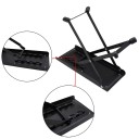 Foldable Guitar Footrest with Non-Slip Surface 4 Adjustable Height Positions Stable Foot Stand for Classical Guitar 2