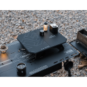 Foldable Portable Table 46.5 x 37.5 cm Aluminium Frame ABS Top Height 41 cm or 10 cm Camping Table Storage Bag 2