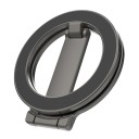 Foldable Round Magnetic Phone Holder 6.35 x 5.8 cm Compact Mobile Stand Universal Magnetic Grip 6