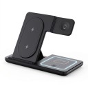 Foldable Wireless Charger 3in1 for iPhone Apple Watch and AirPods 30 W Fast Charging with Night Light and Cooling Fan 1
