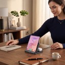 Foldable Wireless Charging Station 3in1 15 W for Samsung Galaxy Z Fold Z Flip Galaxy Watch and Buds Adjustable Angle 65° Black 7