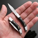 Foldbar lommekniv i rustfrit stål 10 cm kompakt EDC-lommekniv foldekniv til rejser udendørs værktøj camping vandreture overlevelsesture 6
