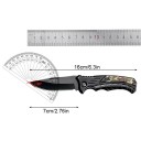 Foldbar lommekniv i rustfrit stål 16 cm Praktisk EDC-lommekniv Udendørsværktøj Camping Vandring Rejser Overlevelsesture Værktøj 2