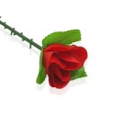 Foldbar rose vedhæng 4