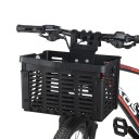 Folding Bicycle Basket 31.5 x 22.5 x 20.5 cm PP Material Lightweight Plastic Cycling Basket Storage Box for Handlebars 2