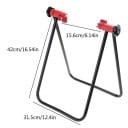 Folding Bicycle Repair Stand 15.6×42×31.5 cm Aluminium Alloy + PVC Black-Red for Bicycle Repairs 4