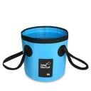 Folding Bucket 20 L with Handle Approx. 30 × 25.9 cm Lightweight Portable Bucket for Fishing Camping Hiking and Outdoor Activities 2