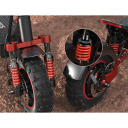 Folding Electric Scooter 1000 W 48V 15Ah Range 65 km Double Suspension 28cm Wheels LED Display Adjustable Handlebar Height 2