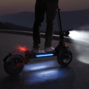 Folding Electric Scooter 1000 W 48V 15Ah Range 65 km Double Suspension 28cm Wheels LED Display Adjustable Handlebar Height 5