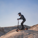 Folding Electric Scooter 1000Wx2 60V 18Ah Range 75 km Speed 65 km/h LED Display Double Suspension 25cm Wheels Indicators 4