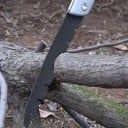 Folding Hand Saw Multifunctional Outdoor Portable Wood Saw 13 cm SK5 Steel with Teflon Coating Black and White for Branches and Camping 5