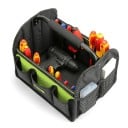 Folding Tool Storage Box with Quick Insertion and External Pockets 320 x 240 x 260 mm Black with Padded Handle for Car and Workplace 2