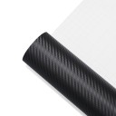 Fólia 3D em carbono 10x100 cm Preta Fólia PVC autocolante para carro e moto Decoração e proteção Acabamento de interiores e exteriores 4