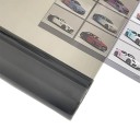 Folia dymna 30×120 cm 1 rolka Folia winylowa na reflektory Samochody Motocykle Samoprzylepna obróbka świetlna Czarny matowy Czarny jasny Przezroczysta biała 1