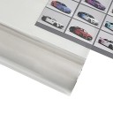Folia dymna 30x150 cm 1 rolka Folia samoprzylepna do oświetlenia samochodów i motocykli Dekoracja i ochrona Winyl Wybór kolorów Czarny matowy Czarny jasny Biały 3