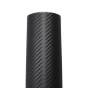 Folia in PVC 3D Carbon 10x100 cm Nera Autoadesiva per Auto Moto Decorazione e Protezione Finitura Interna ed Esterna 5