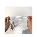 Folia na reflektory 30x80 cm z wzorem plastra miodu Efekt tęczy Jasnoczarna Ciemnoczarna Przezroczysta 4
