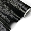 Folia samochodowa czarna błyszcząca 30x150 cm z wzorem spiralnym Folia samoprzylepna PVC do samochodów i motocykli 2