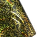 Folia samoprzylepna tęczowa błyszcząca czarna lub złota błyszcząca 10x152 cm Folia PCV Tuningowa na maskę z efektem zmiany kolorów Bez 2