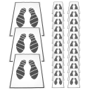 Fólias de papel protectoras desechables 50 x 38 x 0,10 cm 25 unidades Fundas impermeables para alfombrillas de coche protección del interior del automóvil 1