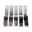 Fólias de Transferência para Unhas 10 Rolos Padrões de Renda e Flores 2,5 x 60 cm Preto e Branco Em Caixa de Plástico Para nail art e decoração 5