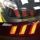 Folie autoadezivă neagră 46x30 cm Folie decorativă din vinil pentru caroserie Autocolant protector Ușor de instalat și de îndepărtat 8