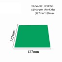 Folie de barieră din cauciuc pentru copii 52 buc 12,7 × 12,7 cm grosime 0,18 mm latex albastru închis pentru izolație în stomatologie 4