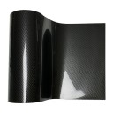 Folie de carbon lucioasă 9D 150 × 30 cm, 1 rolă, autocolant din vinil pentru mașină, motocicletă, notebook, protecție împotriva zgârieturilor interioare și exterioare 1